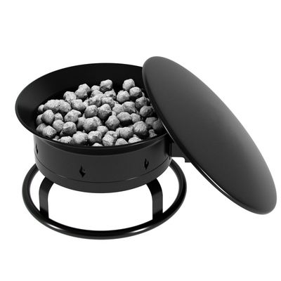 58 000 BTU Portable Propane Fire Pit Ideal for Outdoor Camping 19&quot;D x 19&quot;W x 11&quot;H