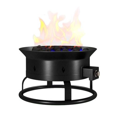 58 000 BTU Portable Propane Fire Pit Ideal for Outdoor Camping 19&quot;D x 19&quot;W x 11&quot;H