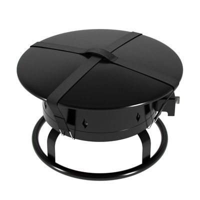 58 000 BTU Portable Propane Fire Pit Ideal for Outdoor Camping 19&quot;D x 19&quot;W x 11&quot;H