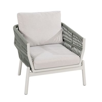 Mail Packing Modern Aluminum Frame Garden Furniture Rope Weave Outdoor Lounge Sofa Set