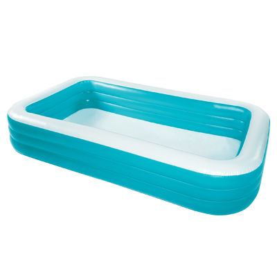 120 x 72 x 22.00 Inches Inflatable Rectangular Pool Perfect for Backyard Garden Fun