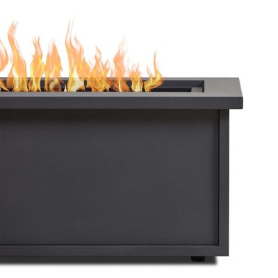 Outdoor Furniture Gas Fire Pit Table 48&quot;L x 15&quot;W x 13.5&quot;H Perfect for Outdoor Living
