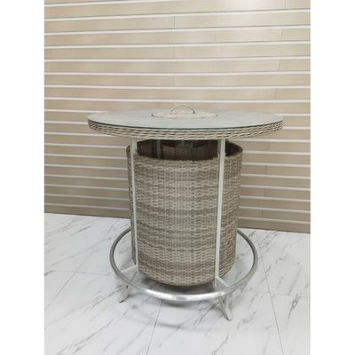 Upgrade Your Outdoor Entertainment Area with AJUNION PE Rattan Bar Furniture Set
