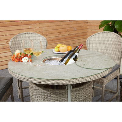 Upgrade Your Outdoor Entertainment Area with AJUNION PE Rattan Bar Furniture Set