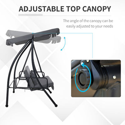 Upgrade Your Patio with AJUNION 3 Seater Garden Swing Hammock Chair 30kg Weight Limit