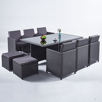 PE Rattan High Back Sofa Chair Set for Outdoor Indoor Patio Garden Balcony Pool Beach