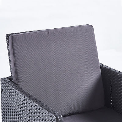 PE Rattan High Back Sofa Chair Set for Outdoor Indoor Patio Garden Balcony Pool Beach