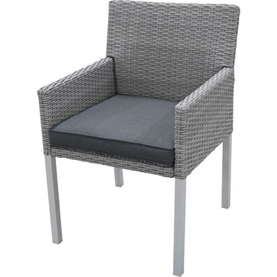 Mail Packing Y 7 Piece Garden Furniture Table and Chairs Set with PE Wicker Rattan