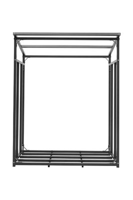 High Capacity W110 x D70 x H145cm Firewood Rack Storage Log Holder for Indoor Outdoor