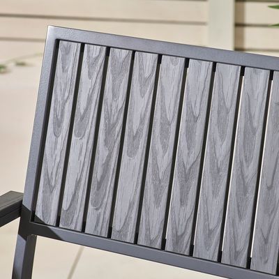 Villa Patio Dining Set AJUNION 8 Seat Outdoor Table and Chairs with Aluminum Frame