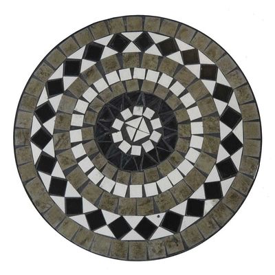 Sturdy Iron Garden Balcony Bistro Set with Modern Design Style and Ceramic Tile Coating