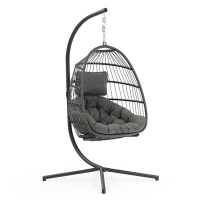 Stylish Hanging Hammock Chair for Patio Garden Cottage Courtyard or Beach Made of Metal