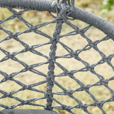 Outdoor Garden Patio Double Seat Hammock Chair Handmade with Cotton Rope Mail Packing