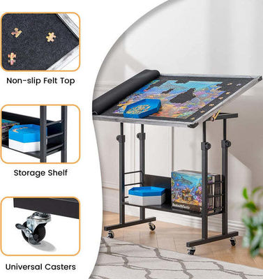 Jigsaw Puzzle Play AJUNION 1500 Piece Table with Adjustable Height and Educational Toy