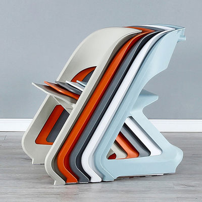 Simple Modern Stackable Plastic Cafe Chairs for Nordic Morden Outdoor Leisure Balcony