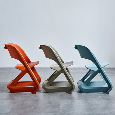 Simple Modern Stackable Plastic Cafe Chairs for Nordic Morden Outdoor Leisure Balcony