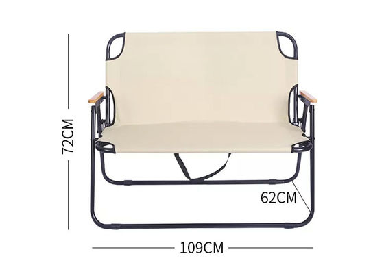 Lightweight 2 Person Portable Collapsible Beach Chair for Camping and Hunting