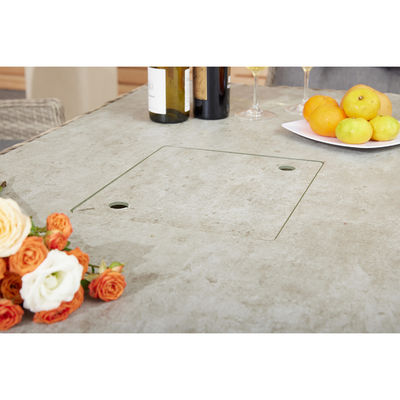 Modern and Luxurious Reclining Sofa Set for Your Garden by AJUNION Adjustable Table Height