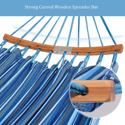 Villa Outdoor Indoor Garden Camping Portable Foldable Ultralight Cotton Swing Hanging Hammock Bed