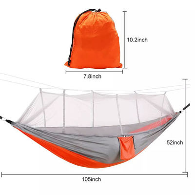 Outdoor Garden Portable Camping Hammock with Mosquito Net and Lightweight Material