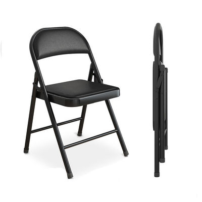 Outdoor Wedding Party Folding Chair Stackable Vinyl Chaise Pliante for Outdoor Events