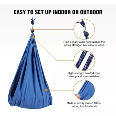 Y Mail Packing Home Outdoor Portable Folding Kids Children Therapy Sensory Aerial Yoga Swing Hammocks