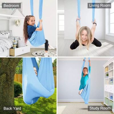 Y Mail Packing Home Outdoor Portable Folding Kids Children Therapy Sensory Aerial Yoga Swing Hammocks