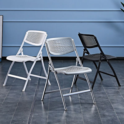 Foldable White Metal Plastic Stackable Chairs for Outdoor Hotel Garden Party Banquet Events