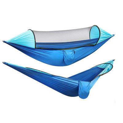 Lightweight Portable Camping Parachute Hammock with Mosquito Net and Polyester Fiber