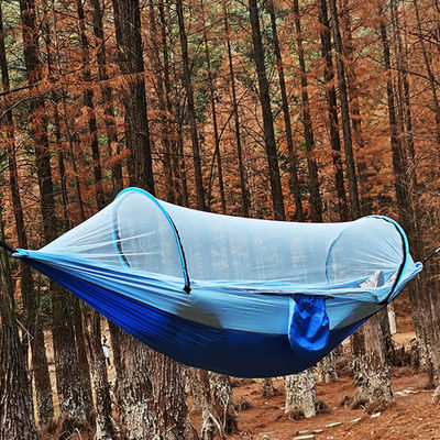 Lightweight Portable Camping Parachute Hammock with Mosquito Net and Polyester Fiber