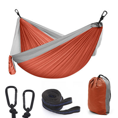 Outdoor Home Garden Portable Lightweight Folding Nylon Camping Hammocks with Accessories
