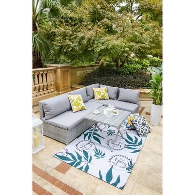 Transform Your Patio into a Luxurious Retreat with AJUNION Wicker Woven Garden Sofa Set