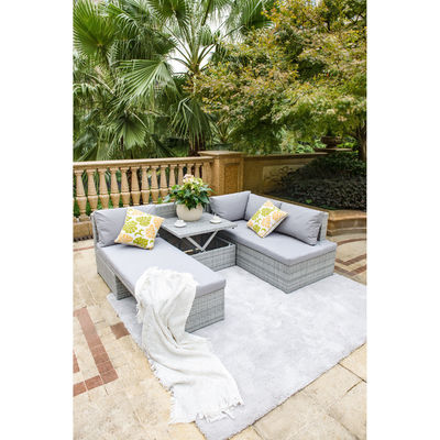 Transform Your Patio into a Luxurious Retreat with AJUNION Wicker Woven Garden Sofa Set