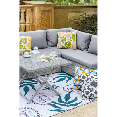 Transform Your Patio into a Luxurious Retreat with AJUNION Wicker Woven Garden Sofa Set
