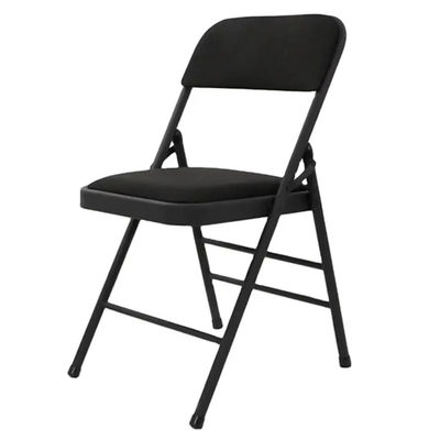 Park Stackable Folding PU Leather Matt Dining Chair for Events in Modern Design Style