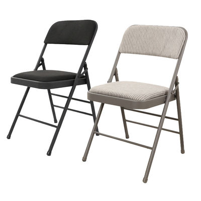 Park Stackable Folding PU Leather Matt Dining Chair for Events in Modern Design Style