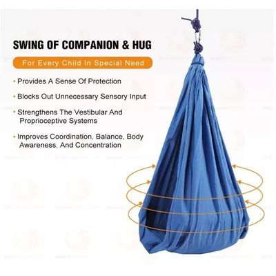 Mail Packing Kids Children Double Therapy Sensory Aerial Yoga Hammock Swing Custom Logo