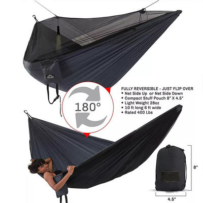 Lightweight Living Room Camping Hammock with Mosquito Net and Portable Folding Design