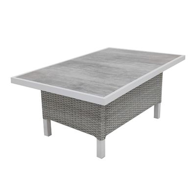 Modern Style 4 Piece Outdoor Rattan Furniture Lounge Set with L193xW71xH77cm Sofa Size