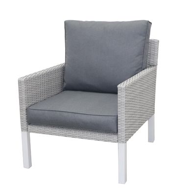 Modern Style 4 Piece Outdoor Rattan Furniture Lounge Set with L193xW71xH77cm Sofa Size