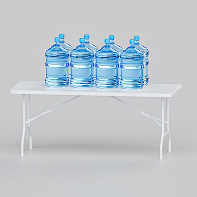 Modern Design Stock size Portable Plastic White Folding Banquet Table for Picnic Party