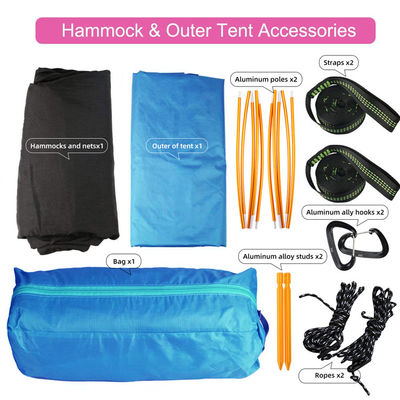 Modern Design Style Outdoor Garden Parachute Camping Tent with Mosquito Net and Rain Cove