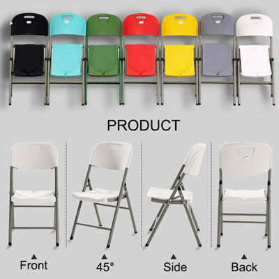 HDPE Folding Chair for Garden Patio Portable Wedding Party Banquet Events Foldable