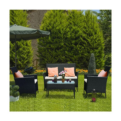 Y Mail Packing Woven Patio Set All Weather Rattan Garden Furniture by AJUNION