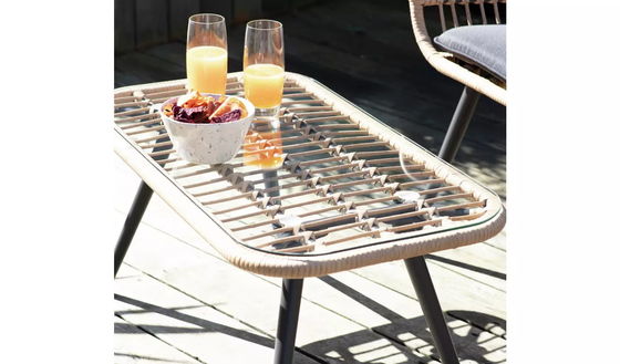 Transform Your Garden with AJUNION 4 Piece All Weather Wicker Outdoor Furniture Set