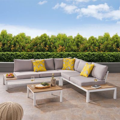 120.16 lb. Overall Product Weight AJUNION Outdoor Sectional Sofa Set for Patio Lounge