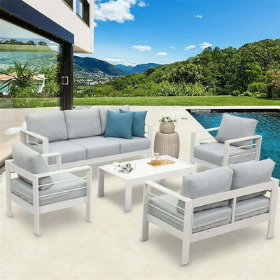 Balcony Garden Furniture Set L73&quot;xW26&quot;xH25&quot; Three Seater Sofa L43&quot;xW24&quot;xH16&quot; Table