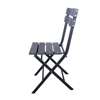 None Logo Outdoor Garden Patio Party Banquet Events Folding Portable Wood Grain Plastic Dining Chair