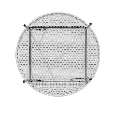 Outdoor Camping Party Event Banquet Wedding Round Portable Metal 4 6ft Plastic Table
