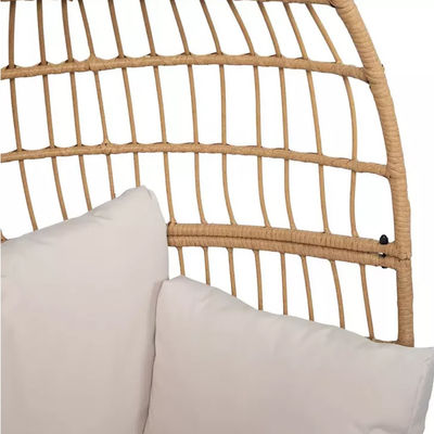 Outdoor Furniture Nordic Patio Single Seat Waterproof Wicker Egg Chair with PE Rattan